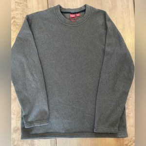 Eastern Mountain Sports Mens Large Brown Polyester Fleece Pullover Top shirt